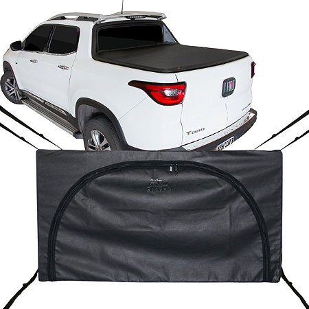 Bolsa Caçamba Ecobag Flash Cover Fiat Toro Protege Sua Carga Preto