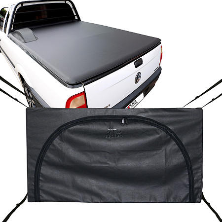Bolsa Caçamba Ecobag Flash Cover Saveiro Bola Protege Sua Carga 296L Preto