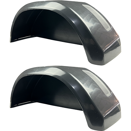 2 Paralamas Plástico Carretinha Reboques Barco Moto Jet Aro 13 14 e 15