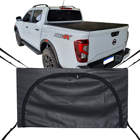 Bolsa Caçamba Ecobag Flash Cover Frontier NP300 Protege Sua Carga Preto