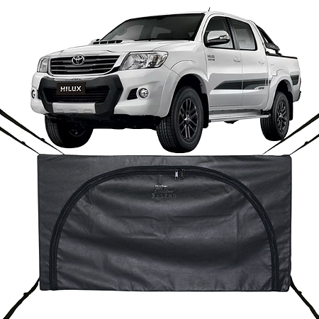 Bolsa Caçamba Ecobag Flash Cover Hilux C/Santo Protege Sua Carga Preto