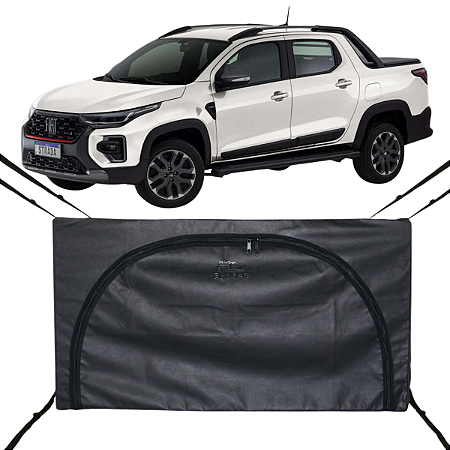 Bolsa Caçamba Ecobag Flash Cover Strada Vulcano Protege Sua Carga 296L Preto