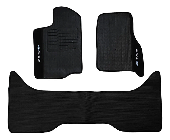 Jogo De Tapete Automotivo Ranger Dupla 2013 Até 2026 Personalizado