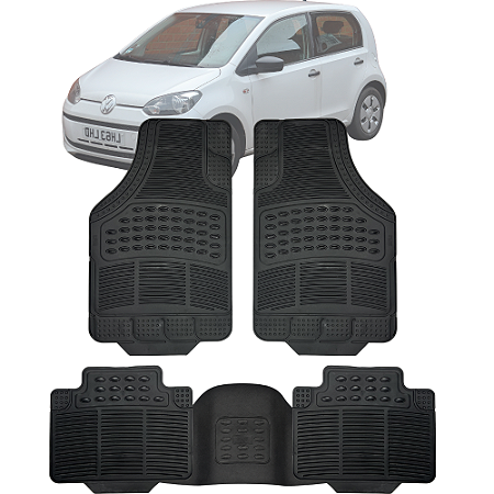 Tapete Automotivo Carpete Borracha Reforçado Com Tunel Volkswagem UP