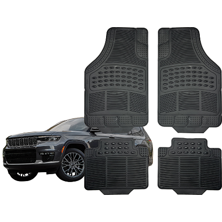Jogo de Tapete Automotivo Universal 4 Peça PVC Borracha Jeep Cherokee