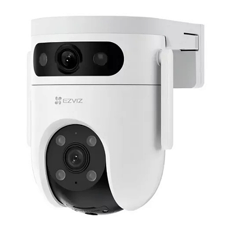 Câmera WiFi dupla Ezviz Pt H9c 2k CS-h9c-r100-8h33wkfl branca