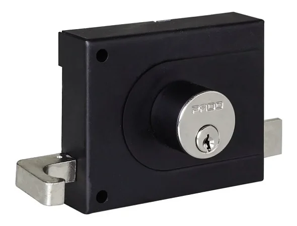 Fechadura Portão Sobrepor Pado 525 100mm - Preto