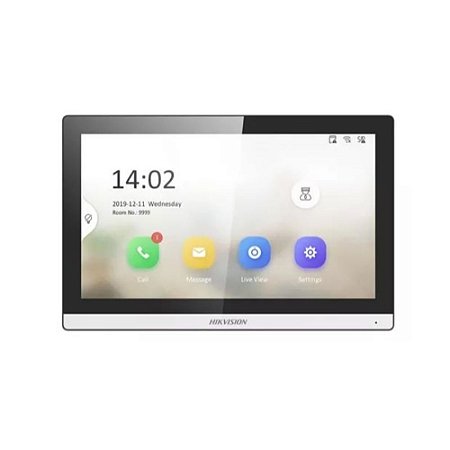 Tela Vídeo Porteiro Ip Hikvision Ds-kh6350-wte1 Wifi 110/220