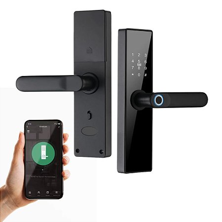 Fechadura Digital Wifi FD21 Biometria, Chave, Tag, App Tuya