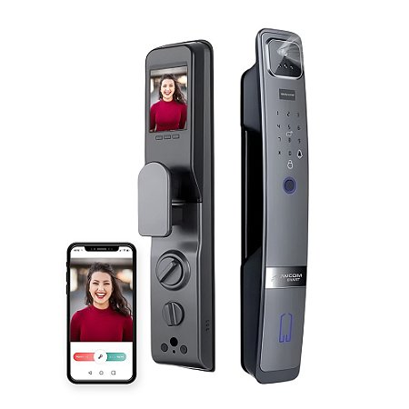 Fechadura Digital Wifi FDH20 Com Reconhecimento Facial 3D