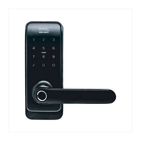 Fechadura Digital SL205 Com Biometria Senha Cartão E Chave