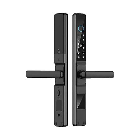 Fechadura Digital Biometria FD11 Porta Perfil Estreito IP65