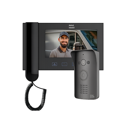 Vídeo Porteiro Residencial IP66 Módulo Int/Ext IRV7C Papaiz