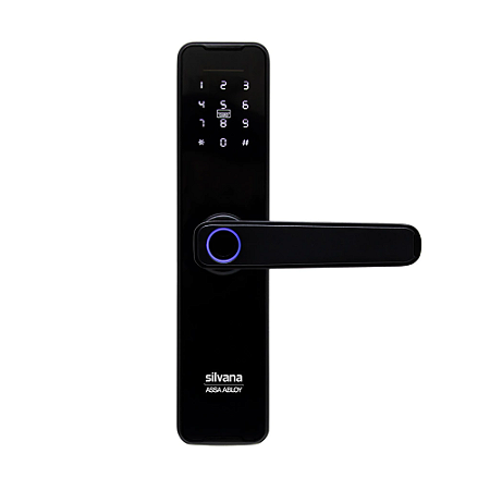 Fechadura Digital Biometria de Embutir SDD300 - Preto Fosco