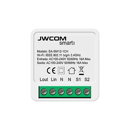 Rele Inteligente Interruptor Jwcom Tuya Smart tipo Sonoff
