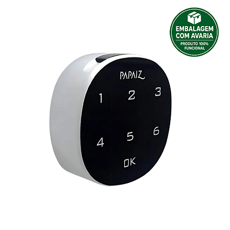 REEMBALADO - Fechadura Digital de Sobrepor Móveis de AÇO M1602 Papaiz