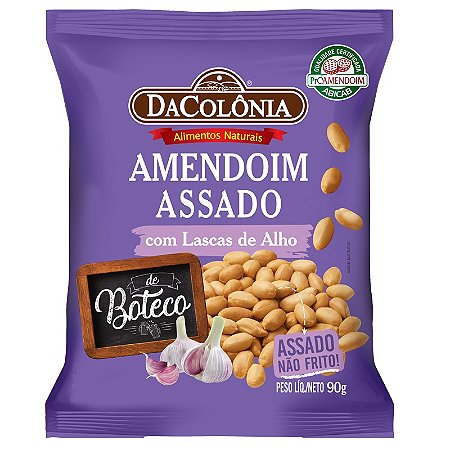 Amendoim Assado c/Lascas de Alho 15x90g