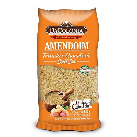 Amendoim Granulado Torrado 18x500g