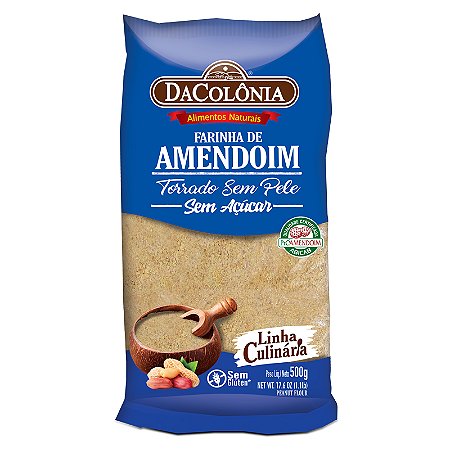 Amendoim Moído Torrado tipo Farinha 18x500g