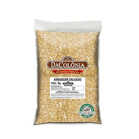 Amendoim Salgado 02x5kg DaColônia