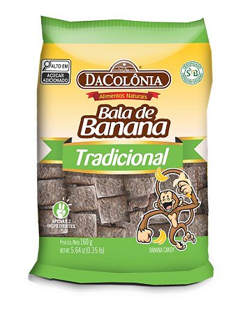 Bala de Banana Tradicional 20x160g