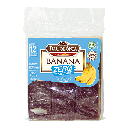Banana Zero Açúcar - Caixa 20x180g