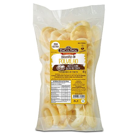 Biscoito de Polvilho Tradicional (Rosca de Vento) 25x80g