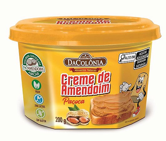 Creme de Amendoim Sabor Paçoca 12 x 200g