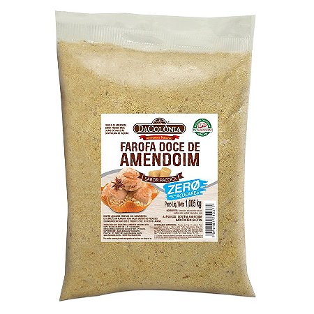 Farofa Doce de Paçoca Zero Pacote 10x1.005g