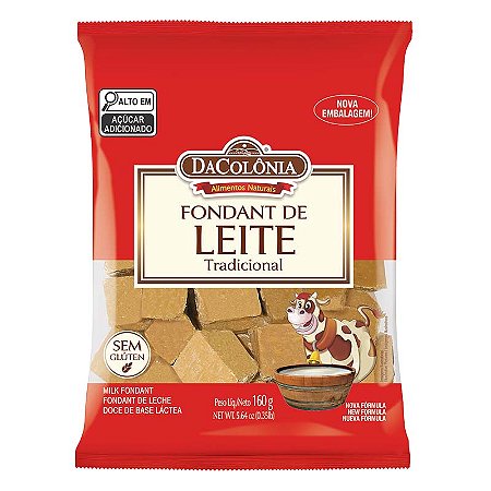 Fondant de Leite Tradicional 12x160g