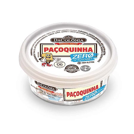 Paçoca Rolha Zero Açúcar 12x102g