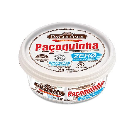 Paçoca Rolha Zero Açúcar 12x102g