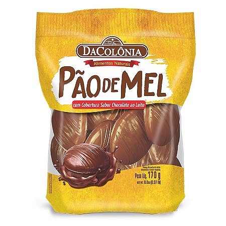 Pão de Mel Cob. Chocolate 15x170g