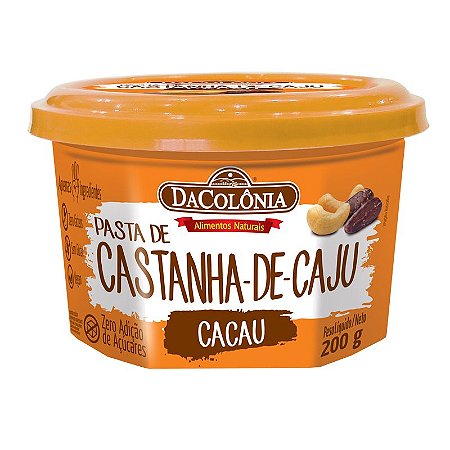 Pasta de Castanha-de-Caju c/Cacau 12x200g