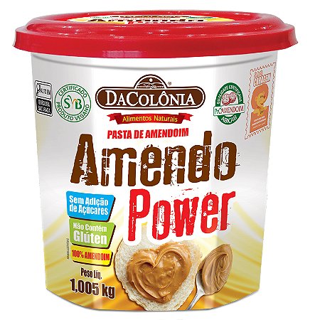 Pasta de Amendoim Integral AmendoPower Trad 1,005kg
