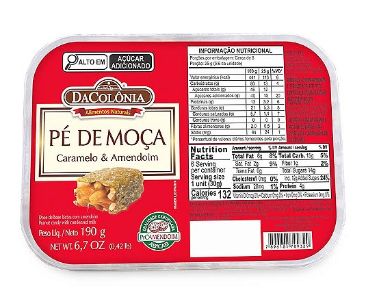 Pé de Moça Tradicional 12x190g