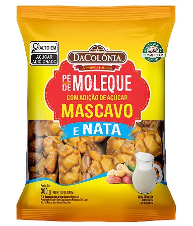 Pé de Moleque c/ Mascavo e Nata 15x300g