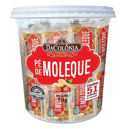 Pé de Moleque Tradicional Pote 8x714g