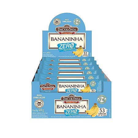 Banana Zero Açúcar 600g (Display com 24un x 25g)