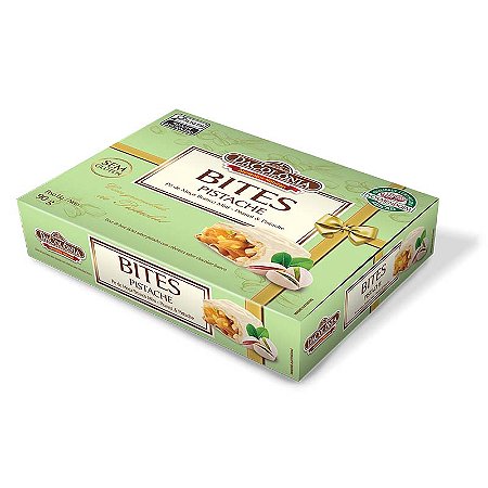 Bites Pé de Moça Pistache - Caixa c/ 15 x 90g