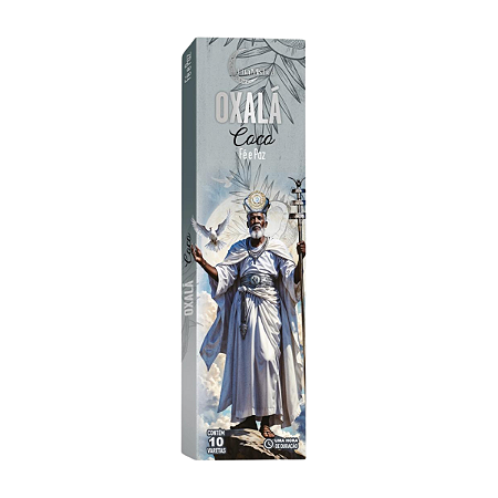 Incenso Natural Oxalá - 0% Carvão (10 varetas)