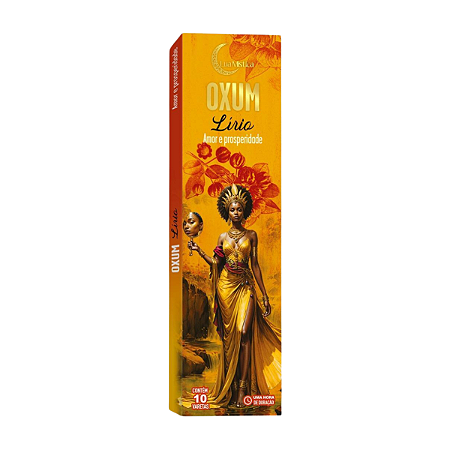 Incenso Natural Oxum - 0% Carvão (10 varetas)