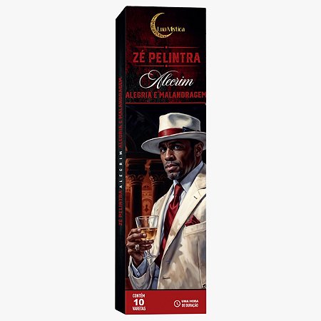 Incenso Natural Zé Pelintra - 0% Carvão (10 varetas)