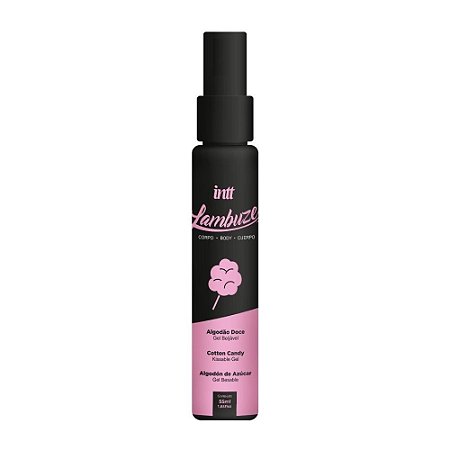 Lambuze Algodão Doce – Gel Beijável com Efeito Quente 55 ml | Intt