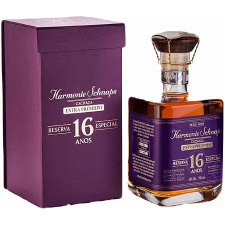 cachaça harmonie schnaps extra premium 16 anos 700ml