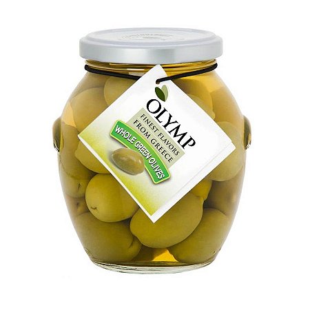 Azeitonas gregas verdes mamutes inteiras Olymp 200gr