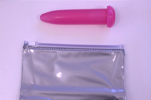 DILATADOR VAGINAL TÉRMICO DAZZ N.3 LISO SOFT COR PINK TRASNLUCIDO  PONTA CÔNICA