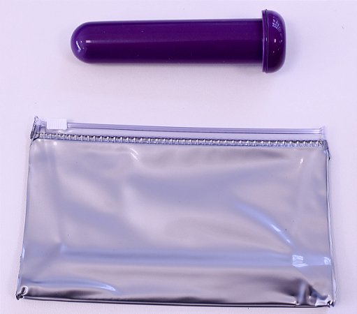 DILATADOR VAGINAL TÉRMICO DAZZ N.3 LISO STANDARD COR ROXO  PONTA REDONDA