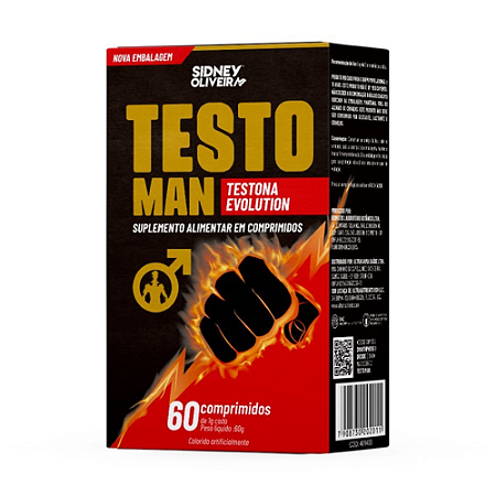 Testo Man - Suplemento Alimentar Testona Evolution - 60 comprimidos