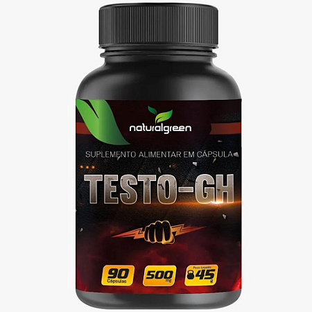 Naturalgreen Testo-GH - Suplemento Alimentar em Cápsulas / 90 capsulas